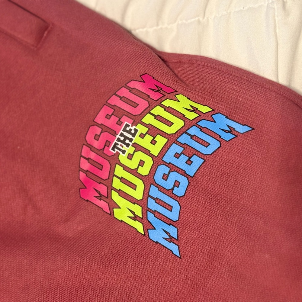 Museum Muave Joggers with Vibrant Logo